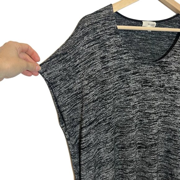 Aritzia Wilfred Free Lorelei T Shirt Dress Size XS Short Sleeve Gray Stretch - Picture 9 of 11